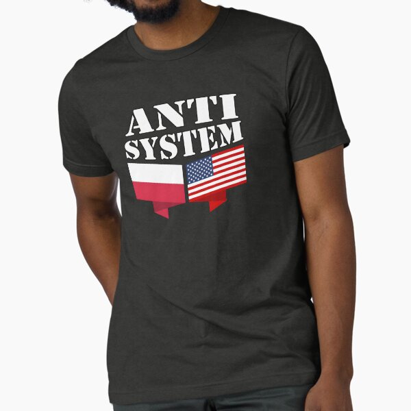 Item preview, Anti-System Polish American flags designed and sold by Kackos.