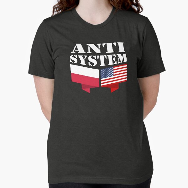 Item preview, Anti-System Polish American flags designed and sold by Kackos.