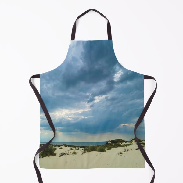 Item preview, Menacing skies over the dunes at the Dutch coast designed and sold by Neonyx2020.