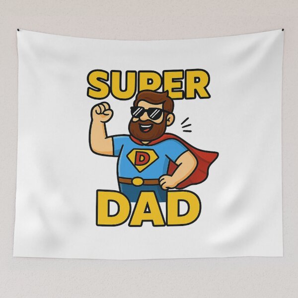 Item preview, Super Dad – Hero of the Household designed and sold by SpectrumCreations.