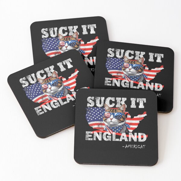 Item preview, Suck It England Funny 4Th Of July Americat Funny Cat USA designed and sold by Filek-mable.