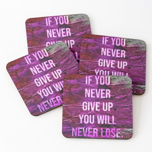 Item preview, If You Never Give Up , You Will Never Lose designed and sold by NickDedidis.