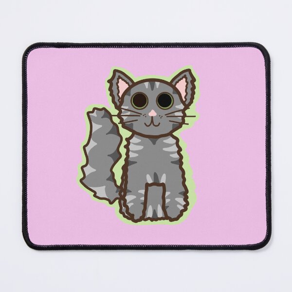 Item preview, Fluffy Gray Tabby Cat designed and sold by DewyMornings.