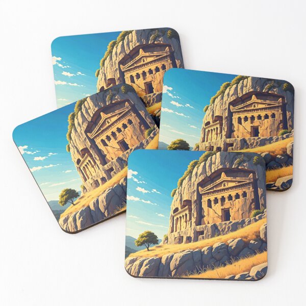 Item preview, Lycian Tombs, Fethiye: Cliffside Carved Heritage designed and sold by LSVart.