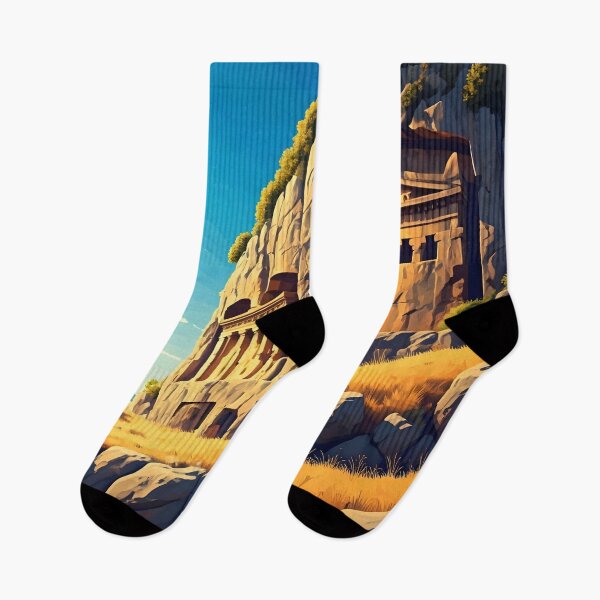 Item preview, Lycian Tombs, Fethiye: Cliffside Carved Heritage designed and sold by LSVart.