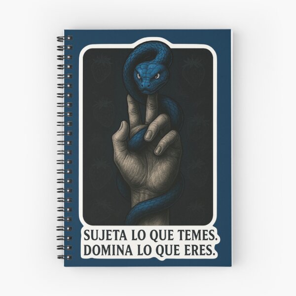 Item preview, “Blue Snake Holding Hand – Symbolic Fear and Power Art” designed and sold by Vibrant-Shadows.