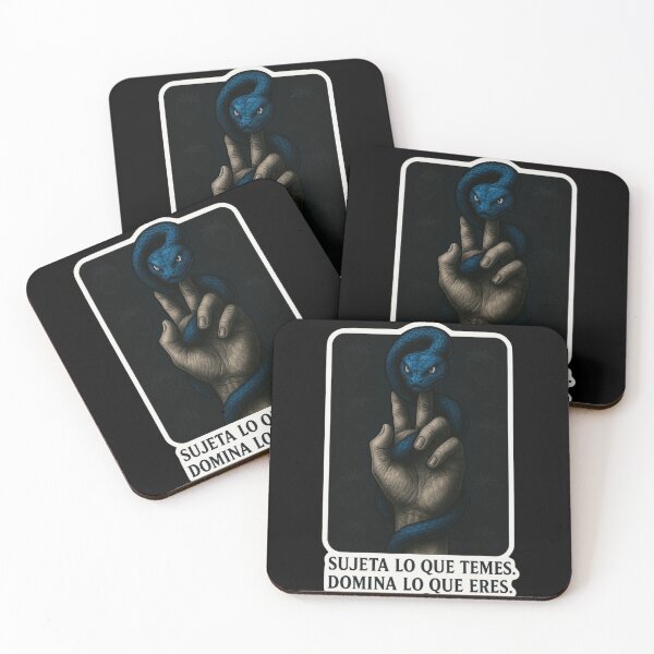 Item preview, “Blue Snake Holding Hand – Symbolic Fear and Power Art” designed and sold by Vibrant-Shadows.
