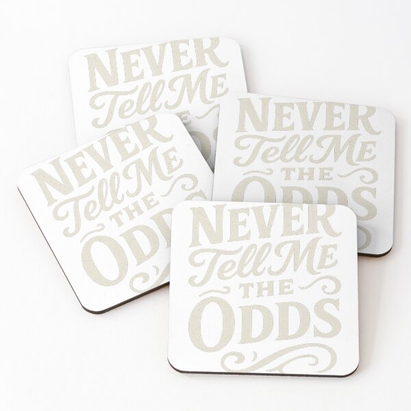 Item preview, Never Tell Me The Odds – Motivational Quote Tee designed and sold by prodesigns21.