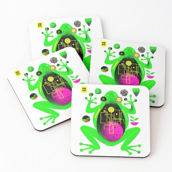 Item preview, Quantum Bloom Frog – Circuit Garden of the Unknown designed and sold by Void & Valor.