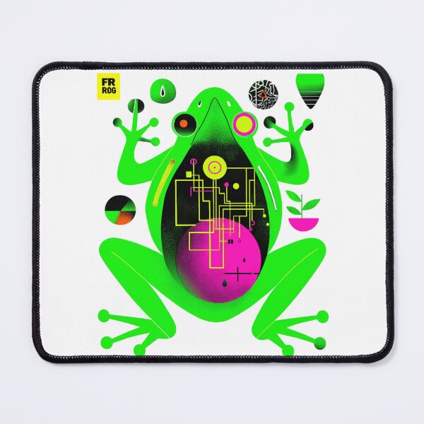 Item preview, Quantum Bloom Frog – Circuit Garden of the Unknown designed and sold by Void & Valor.
