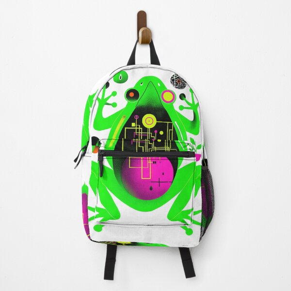 Item preview, Quantum Bloom Frog – Circuit Garden of the Unknown designed and sold by Void & Valor.