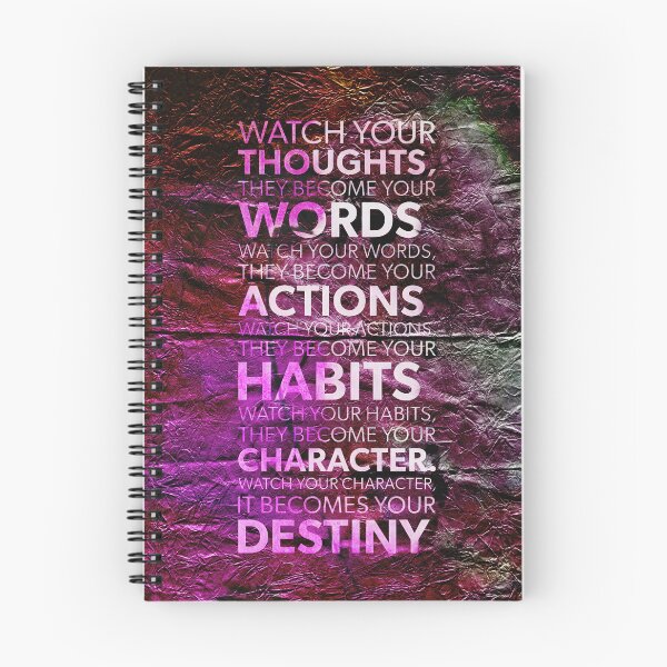 Item preview, Your Thoughts Become Your Actions designed and sold by NickDedidis.
