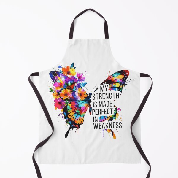 Item preview, My Strength is Made Perfect In Weakness Butterfly designed and sold by Faithloveshop.