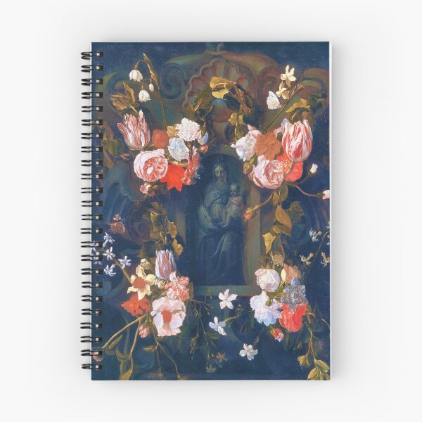 Item preview, "Flower Garland around a Stone Madonna and Child"  (1610) Rubens/Seghers designed and sold by stevepmp.