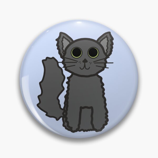 Item preview, Fluffy Gray Cat designed and sold by DewyMornings.