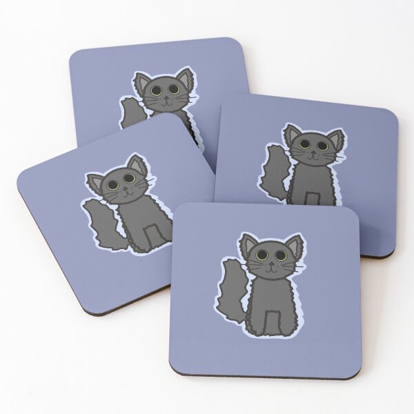 Item preview, Fluffy Gray Cat designed and sold by DewyMornings.