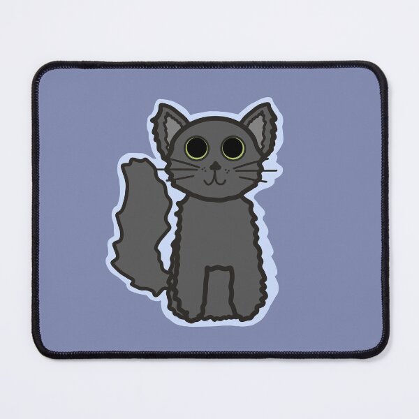 Item preview, Fluffy Gray Cat designed and sold by DewyMornings.