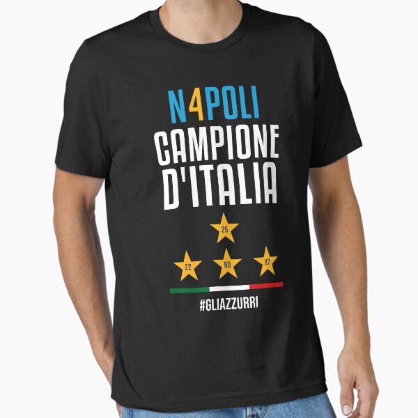 Item preview, Napoli 4th Scudetto Italian Champions 2025 designed and sold by CosmoShirts.