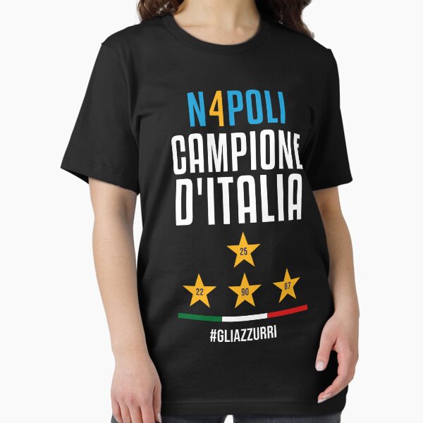Item preview, Napoli 4th Scudetto Italian Champions 2025 designed and sold by CosmoShirts.