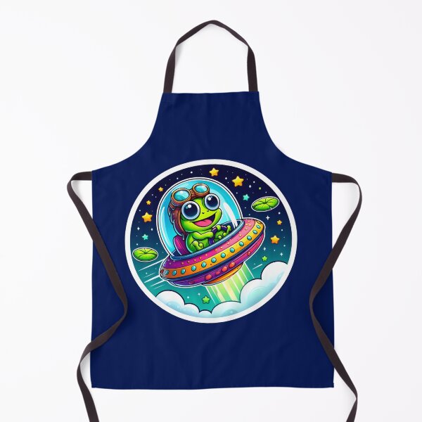 Item preview, UFO Kawaii Frog designed and sold by ArtistEmbrace.