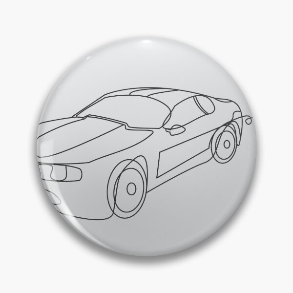Item preview, car line art minimalist designed and sold by Resonare.