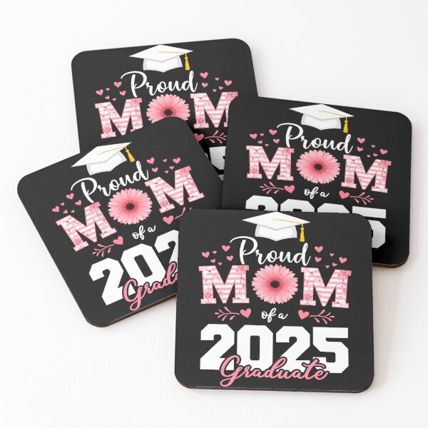 Item preview, Proud Mom of a 2025 Graduate Graduation Funny Senior Mom Family Graduation Gift designed and sold by JUSTBEELEGANT.