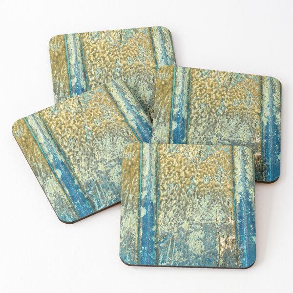 Item preview, texture of a blue wood with aged yellow stains designed and sold by felipequeiroz.