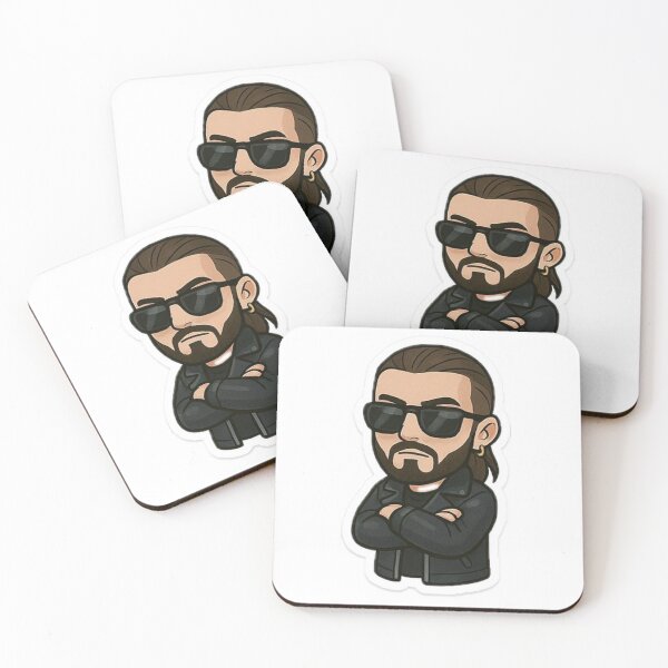 Item preview, SCH French Rapper Chibi Cartoon Sticker designed and sold by NotoriousDaman.