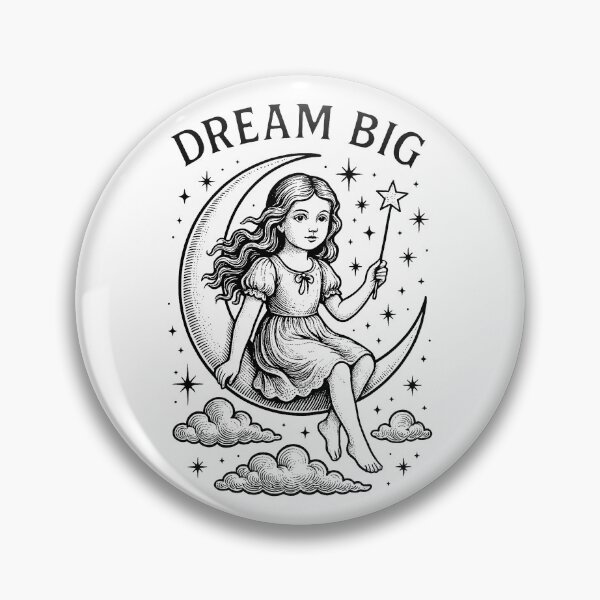 Item preview, Dream big moon swing stars night sky designed and sold by VanillaBlueSky.
