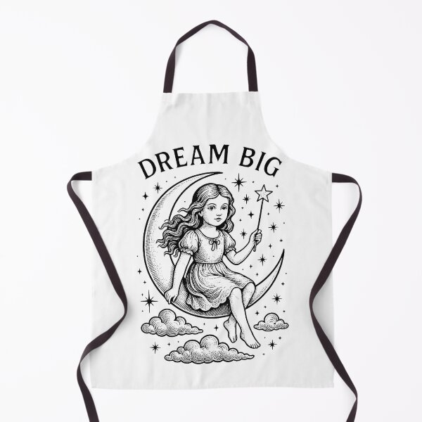 Item preview, Dream big moon swing stars night sky designed and sold by VanillaBlueSky.