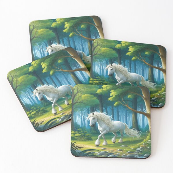 Item preview, Majestic White Horse – Elegance in motion, strength & grace in wild nature designed and sold by FotoworldEdel.
