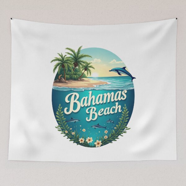 Item preview, Bahamas Beach Logo designed and sold by Super Perception.