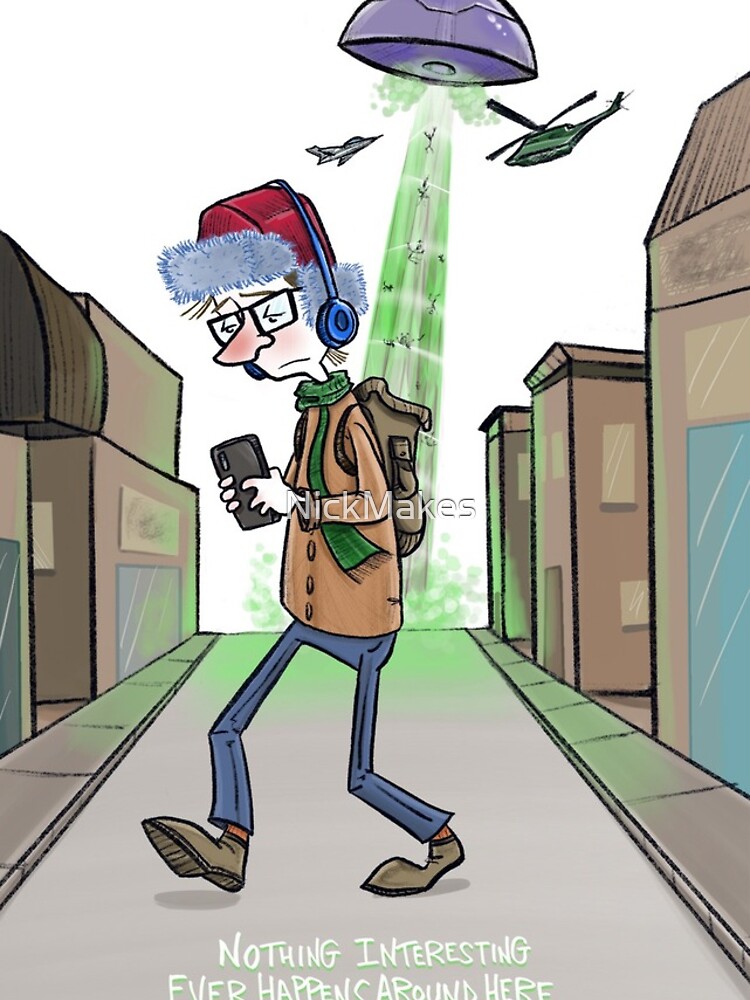 Alien Boredom by NickMakes