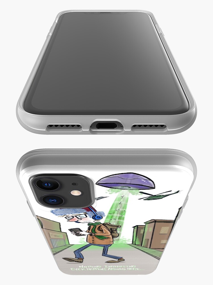 Alternate view of Alien Boredom iPhone Case & Cover