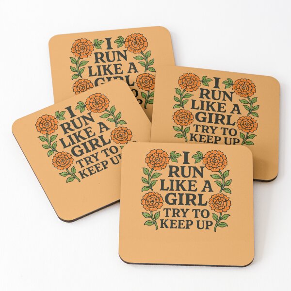 Item preview, I run like a Girl designed and sold by FrictionMaxxing.