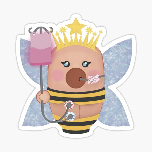 Item preview, Chronic Queen Bee Fairy designed and sold by StomaBellStudio.