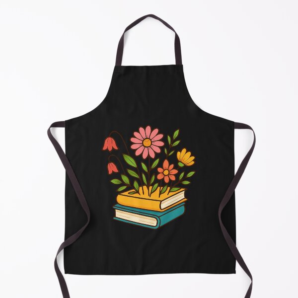 Item preview, Blooming Book Stack – Aesthetic Floral Book Design designed and sold by ColorSplash123.