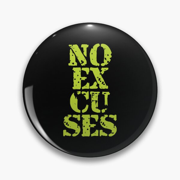 Item preview, Powerful Mindset Quotes | No Excuses designed and sold by typoinspired.