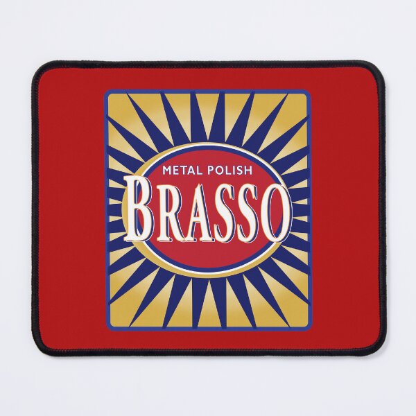 Item preview, Brasso Polish retro Label designed and sold by ASKEW GRAPHICS.