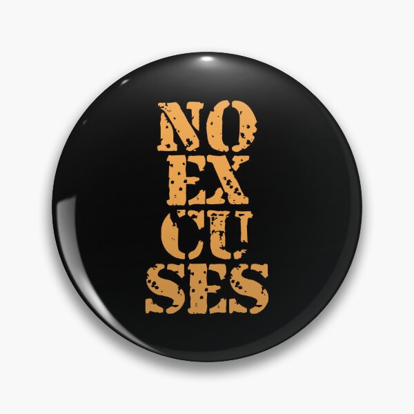 Item preview, Powerful Mindset Quotes | No Excuses designed and sold by typoinspired.