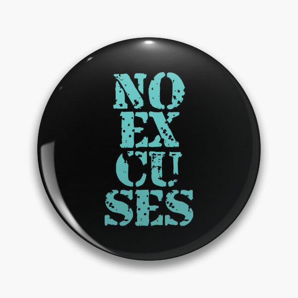 Item preview, Powerful Mindset Quotes | No Excuses designed and sold by typoinspired.