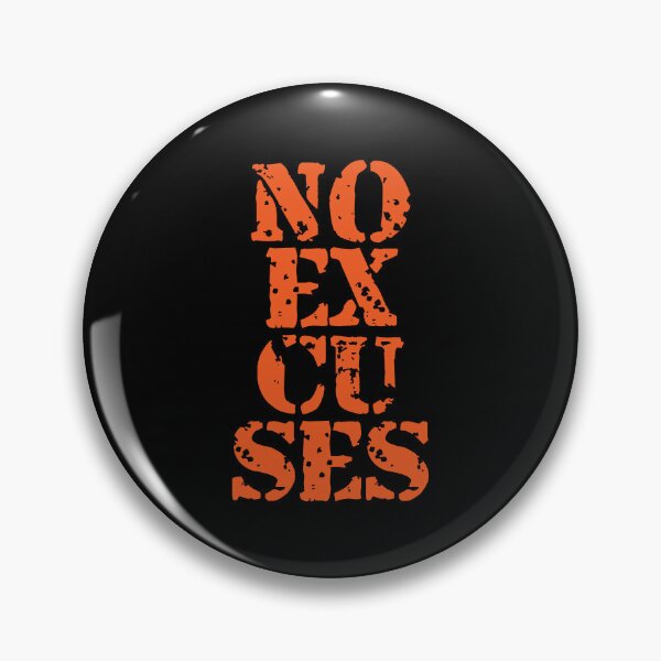 Item preview, Powerful Mindset Quotes | No Excuses designed and sold by typoinspired.