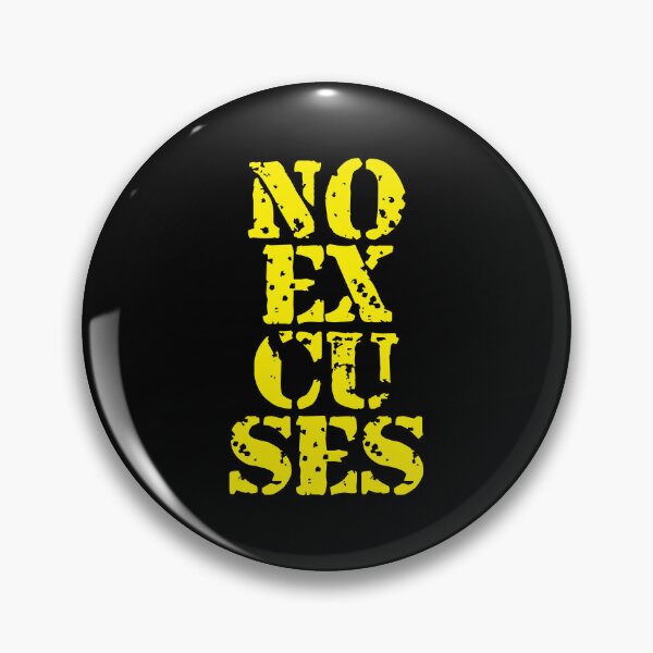 Item preview, Powerful Mindset Quotes | No Excuses designed and sold by typoinspired.