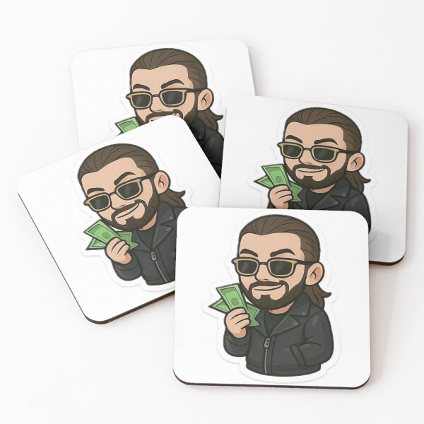Item preview, SCH Rapper Money Chibi Cartoon Sticker designed and sold by NotoriousDaman.