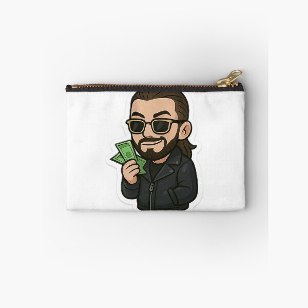 Item preview, SCH Rapper Money Chibi Cartoon Sticker designed and sold by NotoriousDaman.