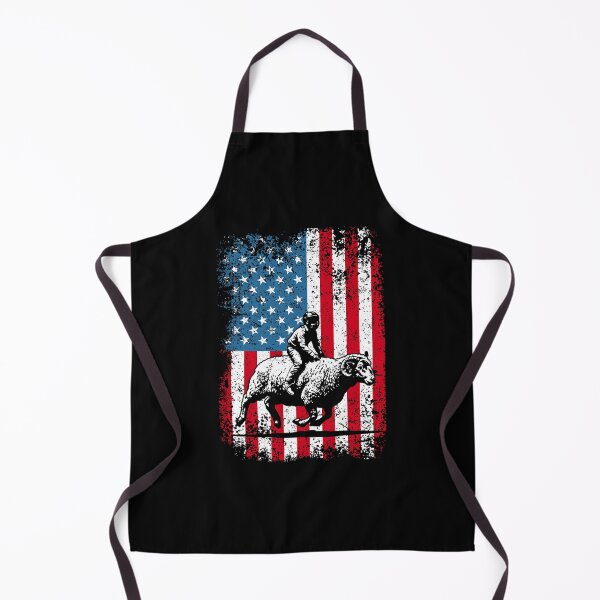 Item preview, Mutton Bustin 4th of July Sheep Rodeo USA Flag Design Graphic Gift designed and sold by JUSTBEELEGANT.