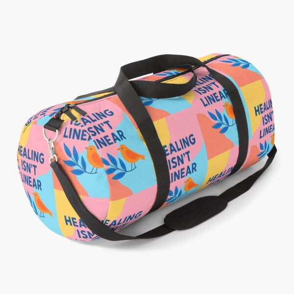 Item preview, Healing Isn’t Linear – Positive Mental Health Poster designed and sold by AnChr90.