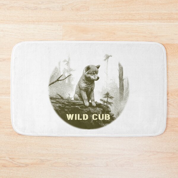 Item preview, Wild Cub - Forest Pup designed and sold by salvaverde.