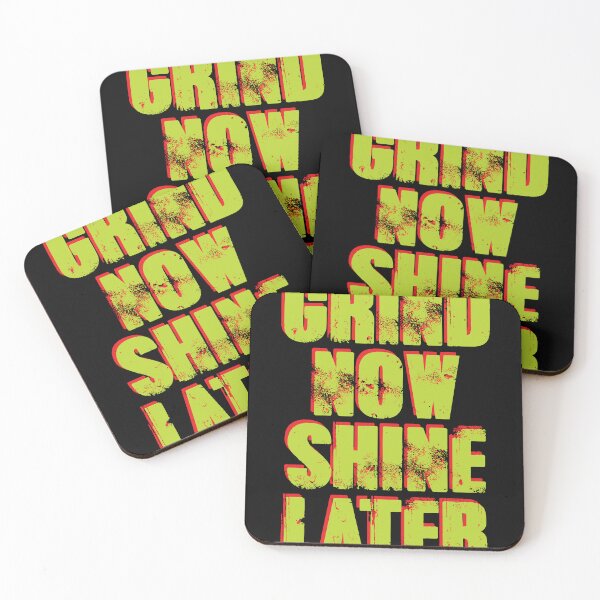 Item preview, Hardcore Gym Quote | Grind Now Shine Later designed and sold by typoinspired.