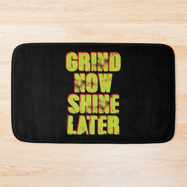 Item preview, Hardcore Gym Quote | Grind Now Shine Later designed and sold by typoinspired.